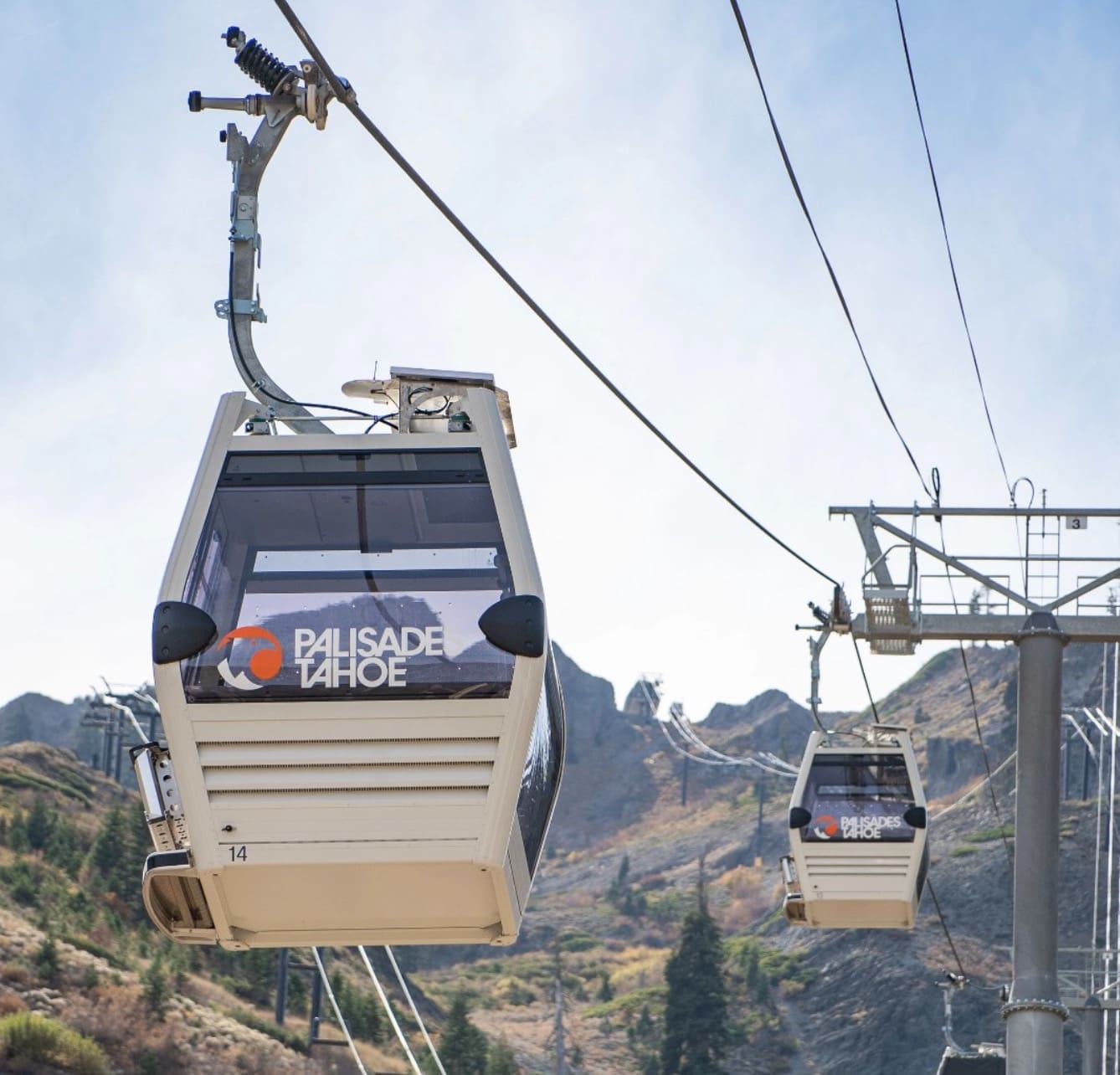 First Cabins Installed On Palisades Base to Base Gondola