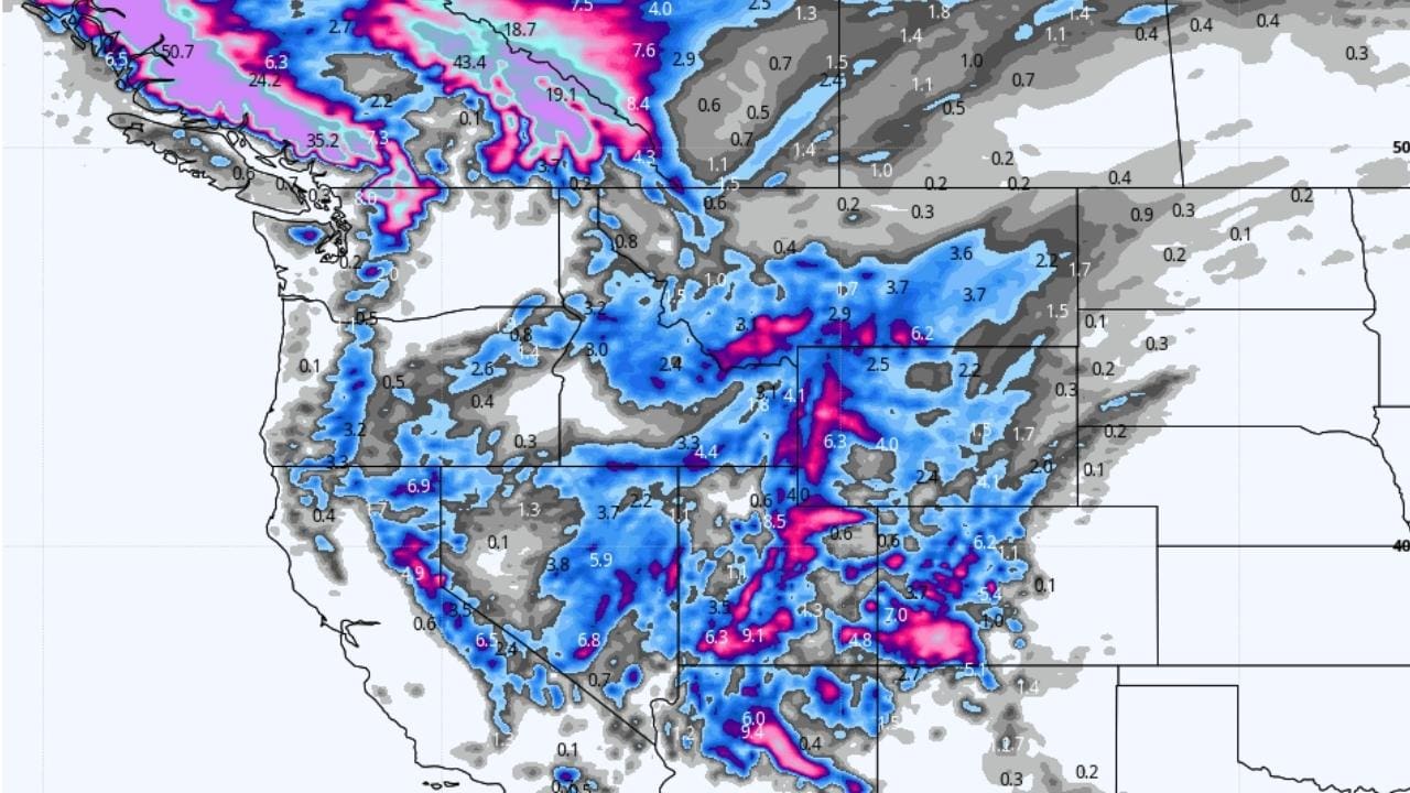We're Issuing A Powder Alert For Canada, Sierras & Rockies!
