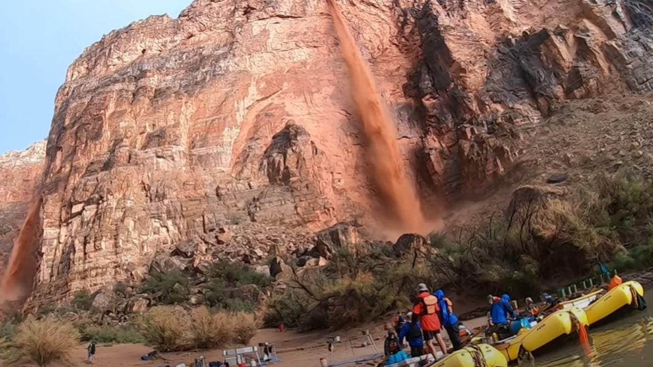 Flash Flood Forces Rafters To Evacuate Camp In Grand Canyon (Video)