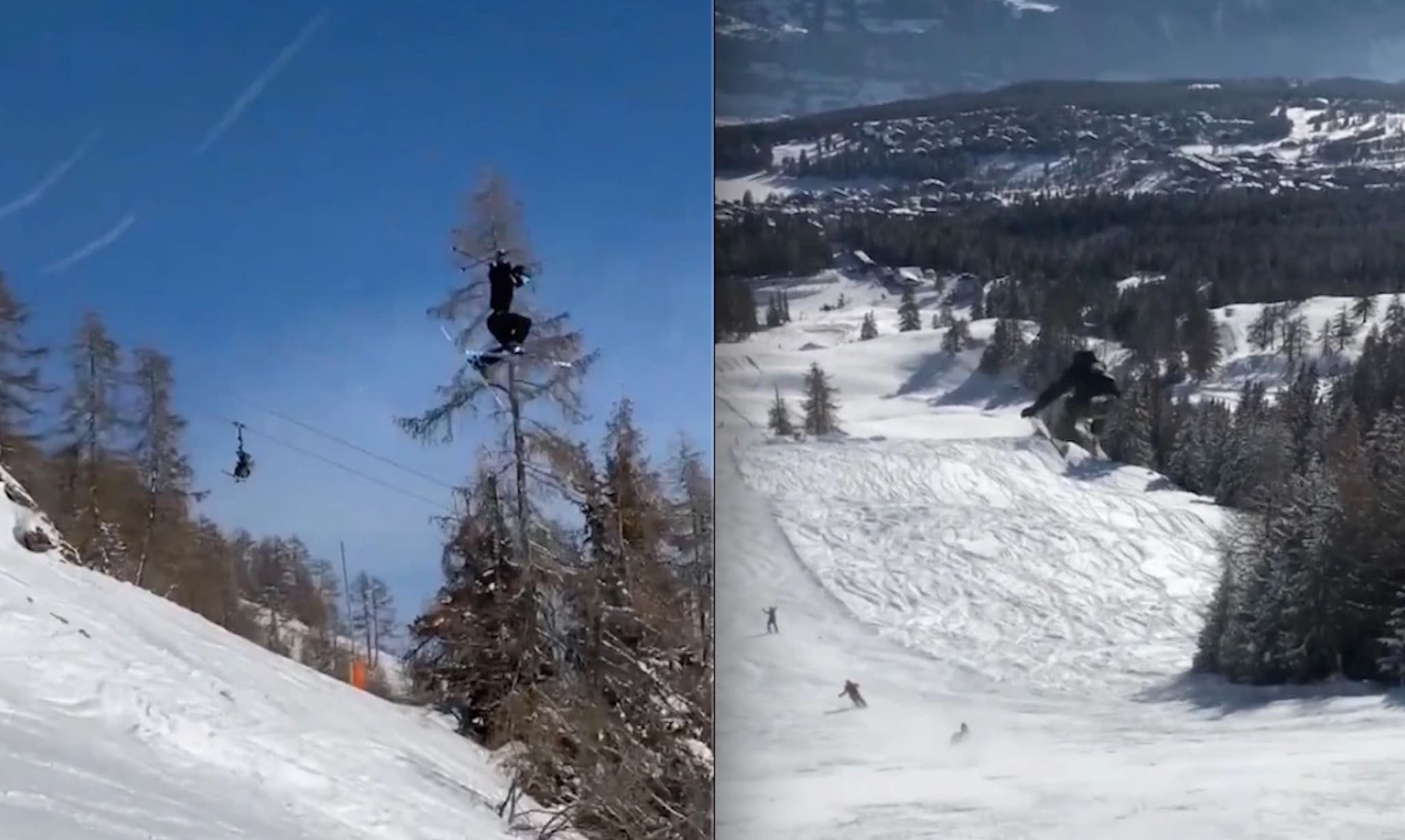WATCH: Ridiculous Display of Ski Resort Heroics