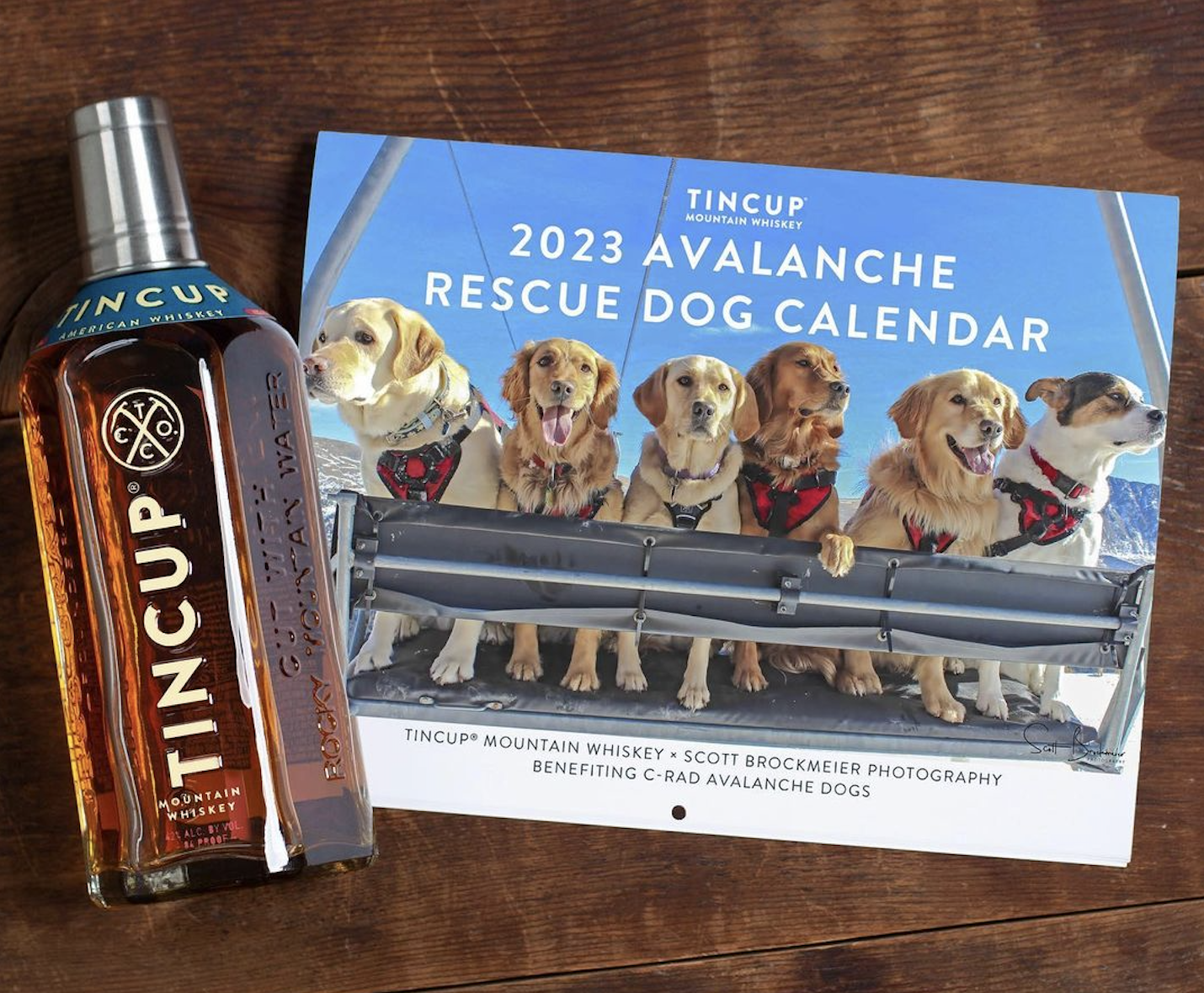 TINCUP Whiskey Releases 2023 Avalanche Rescue Dog Calendar