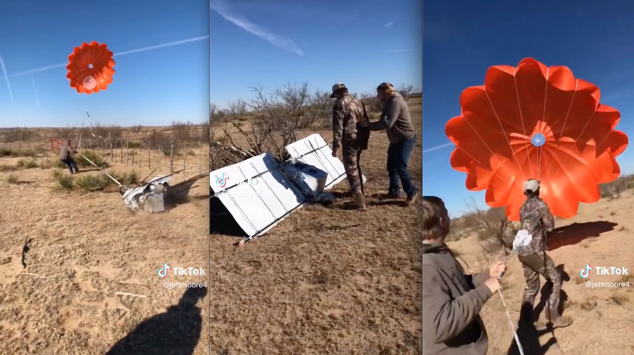 VIDEO: West Texas Hunters Discover What Appears To Be A Satellite