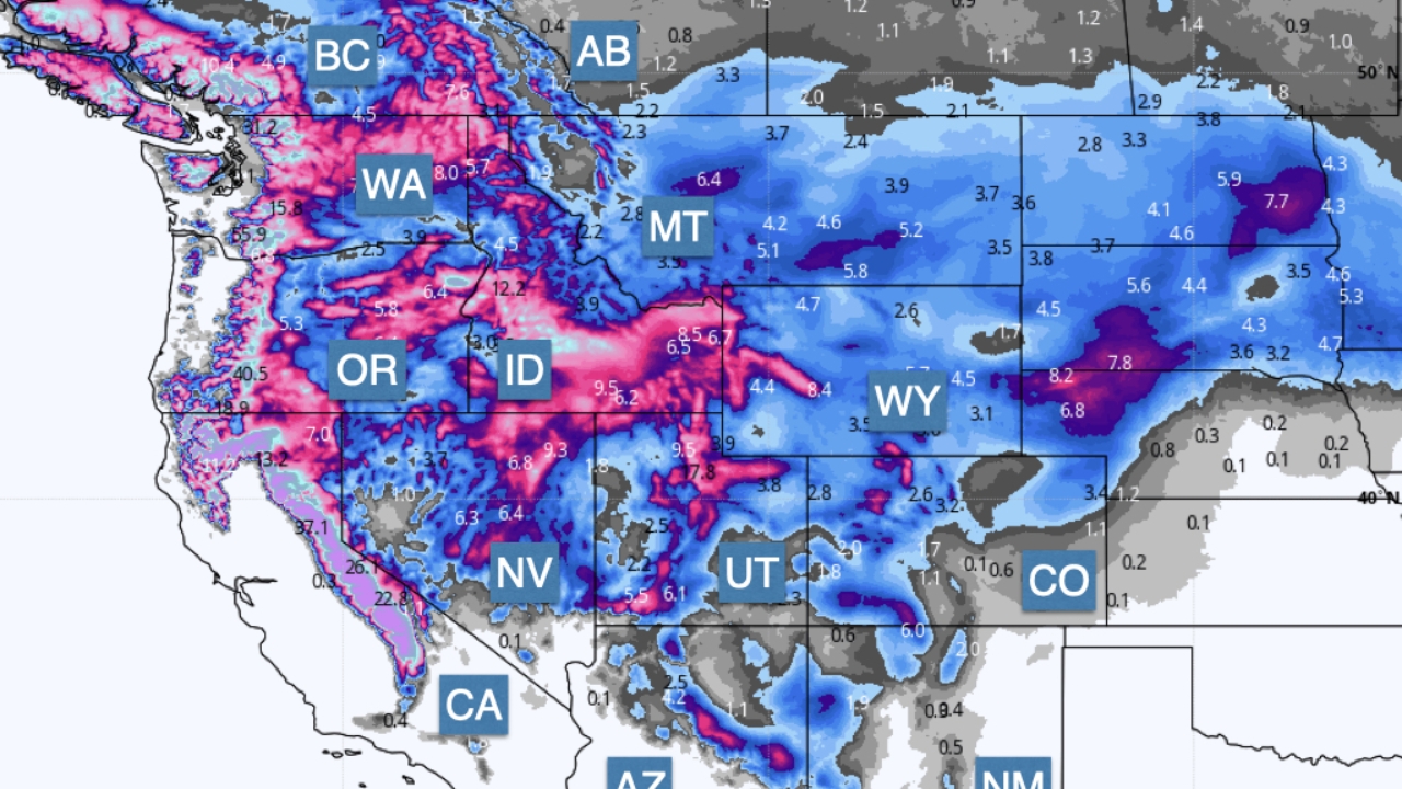 All Aboard The Storm Train (3-5 FEET Of Snow Forecasted)