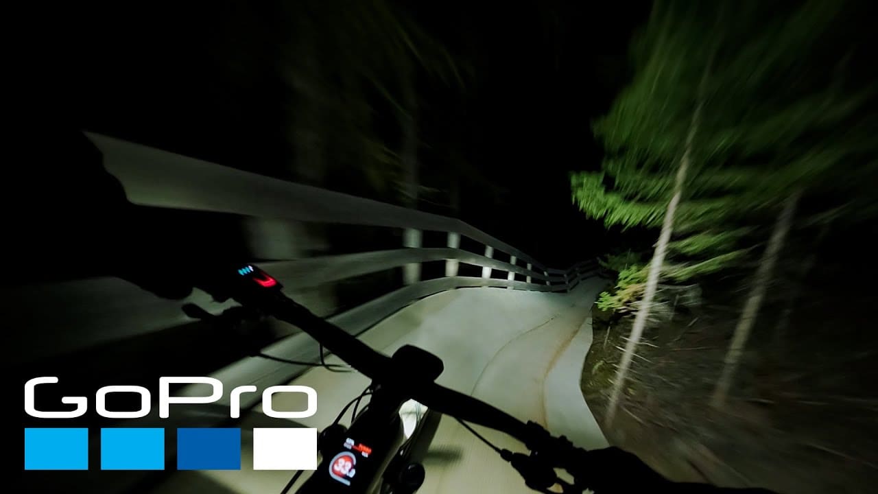 WATCH: Riding A Mountain Bike Full Speed At Night