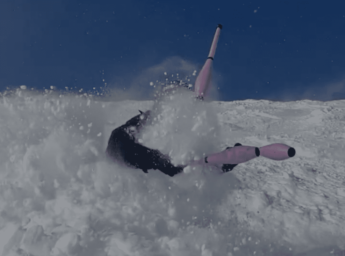WATCH: Juggling While Skiing In Deep Powder