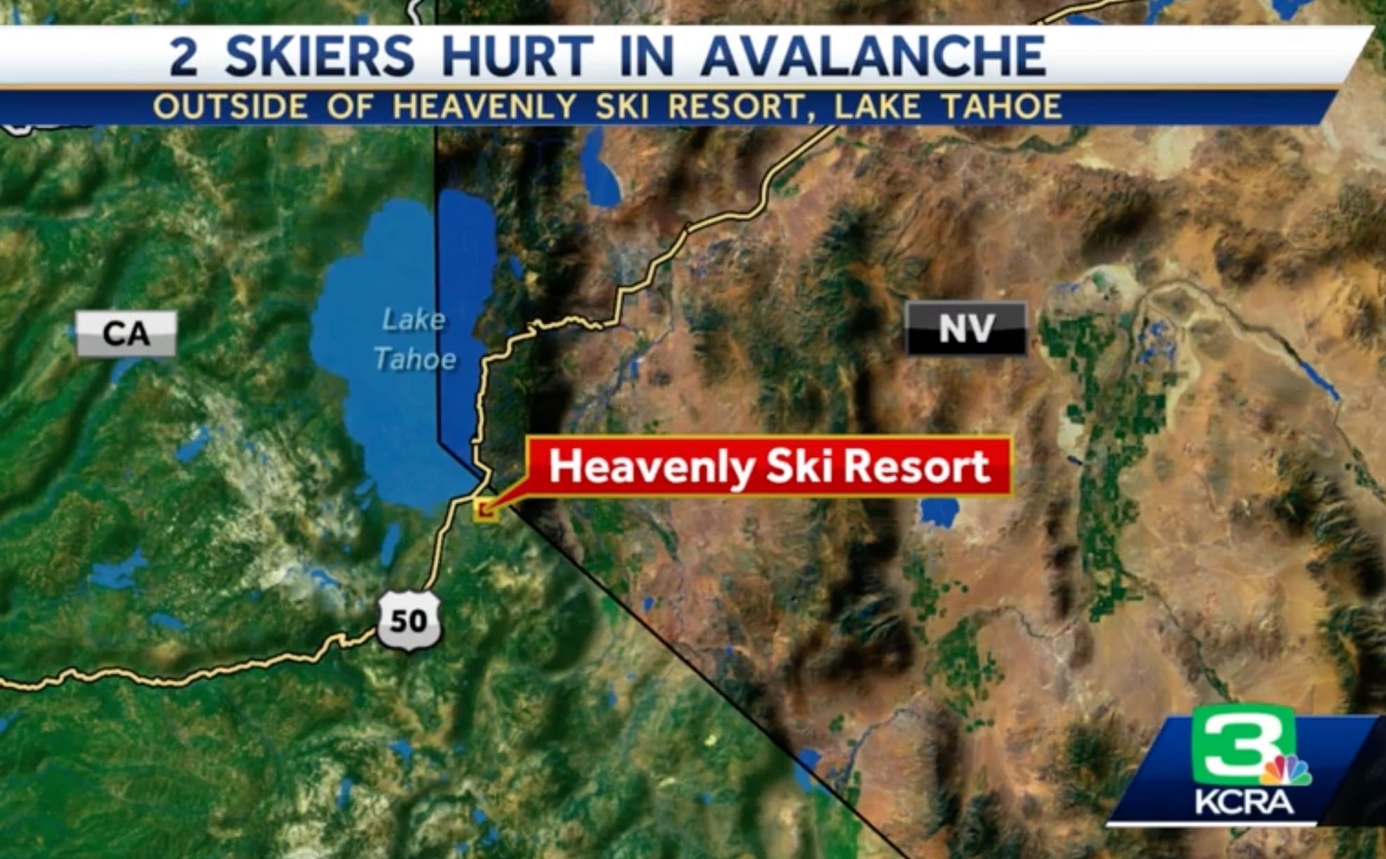 Two Skiers Injured In Out-of-Bounds Avalanche Near Heavenly