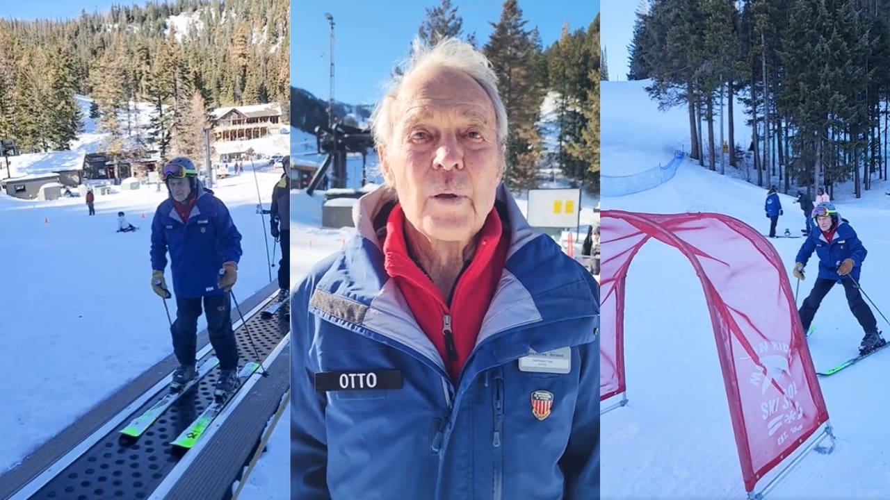 Ski Resort Celebrates 97-Year-Old Instructor