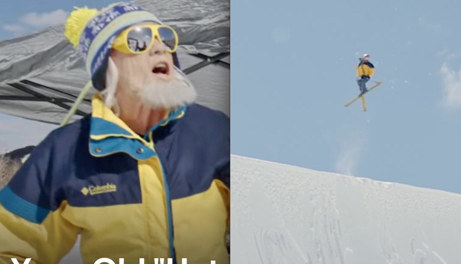 VIDEO: Cranky Old Skier Teaches Snowboarders A Thing or Two