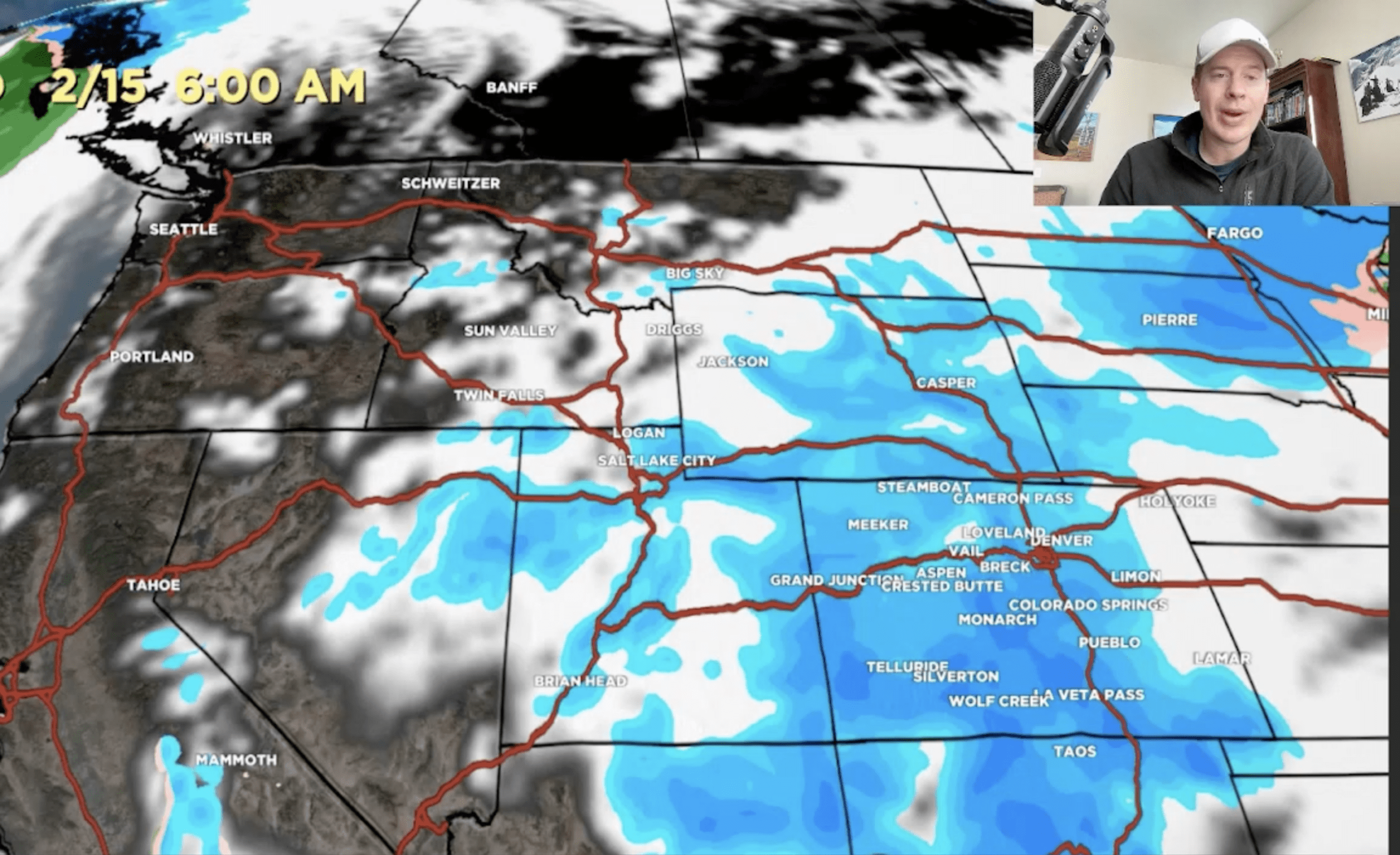 Rocky Mountain Snow Forecast: HUGE Snow Totals Headed To Colorado!