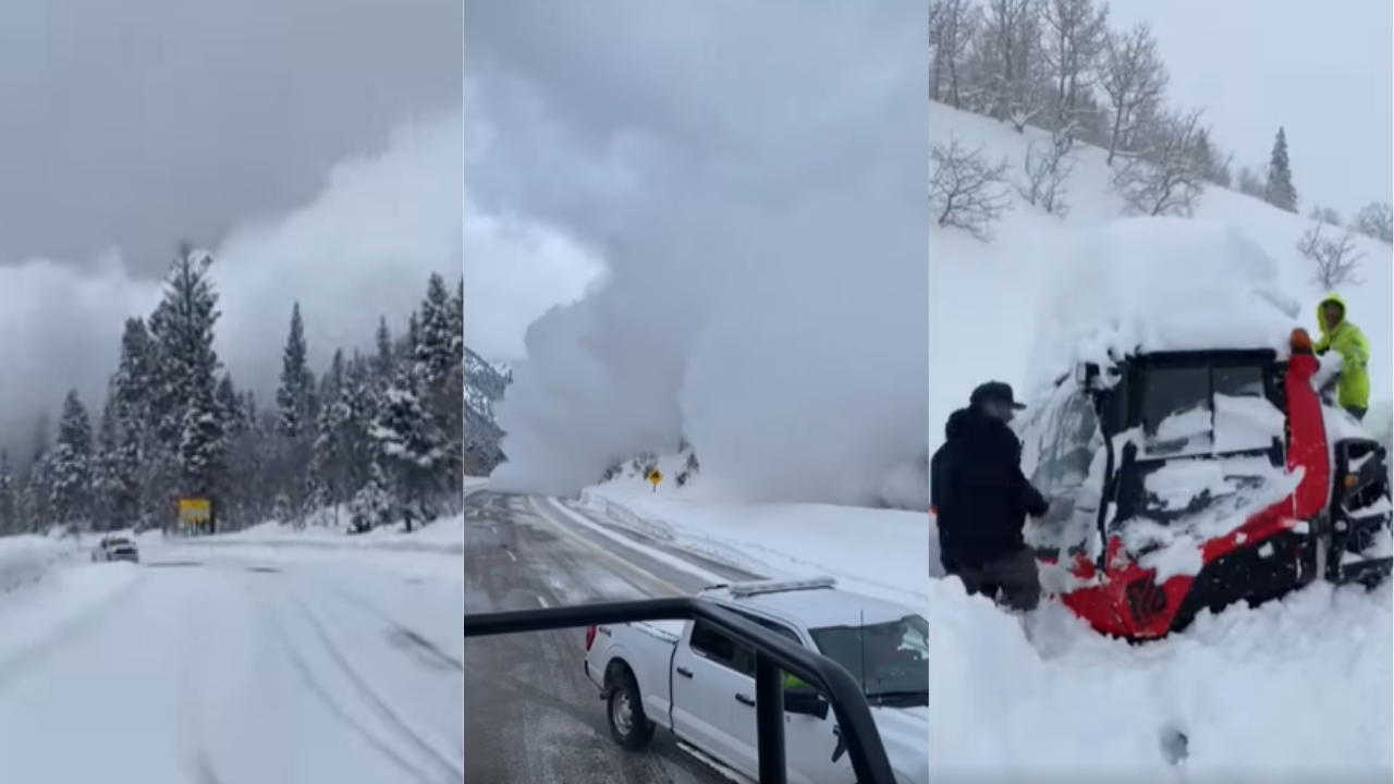 WATCH: Massive Avalanche Video From Utah's Cottonwood Canyons
