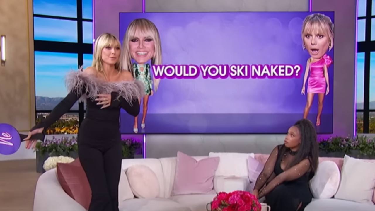 Heidi Klum Says She's Open To Skiing Naked (Watch)