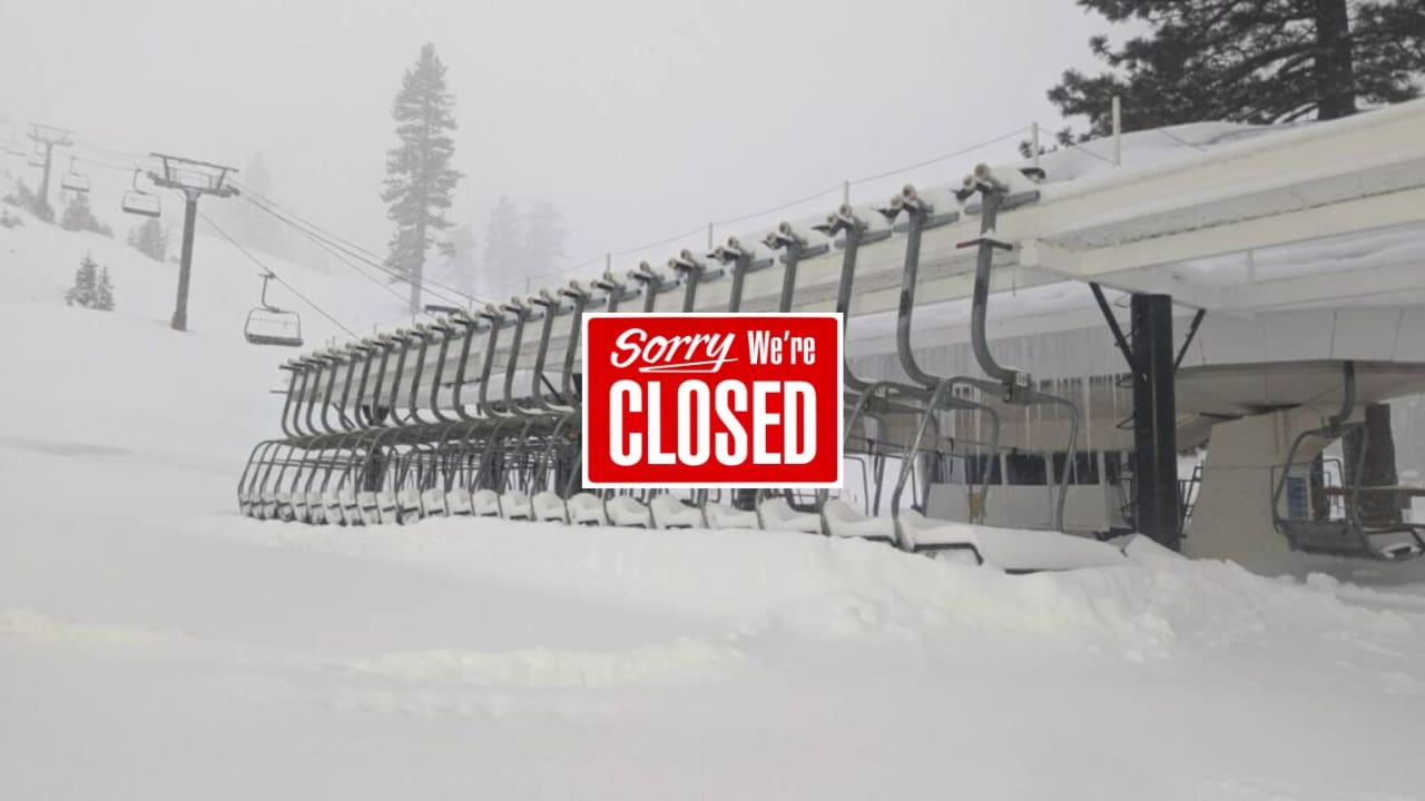 Palisades Tahoe Was Closed Today Due To Too Much Snow Unofficial Networks