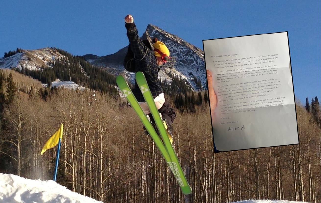 Letter To The Editor: Ski With Ski Poles Or Get Off The Mountain