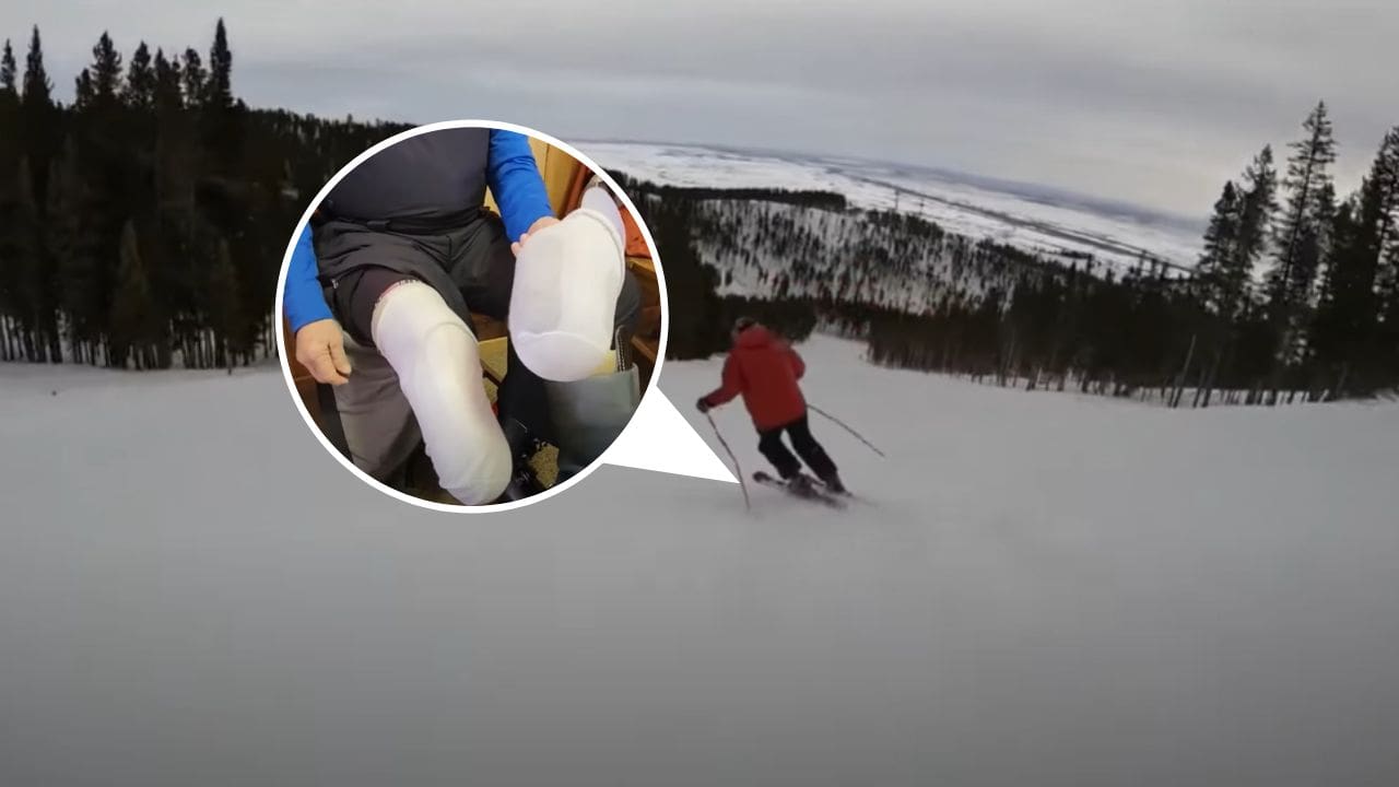 WATCH: 84-Year-Old Skier Still Ripping After Leg Amputation