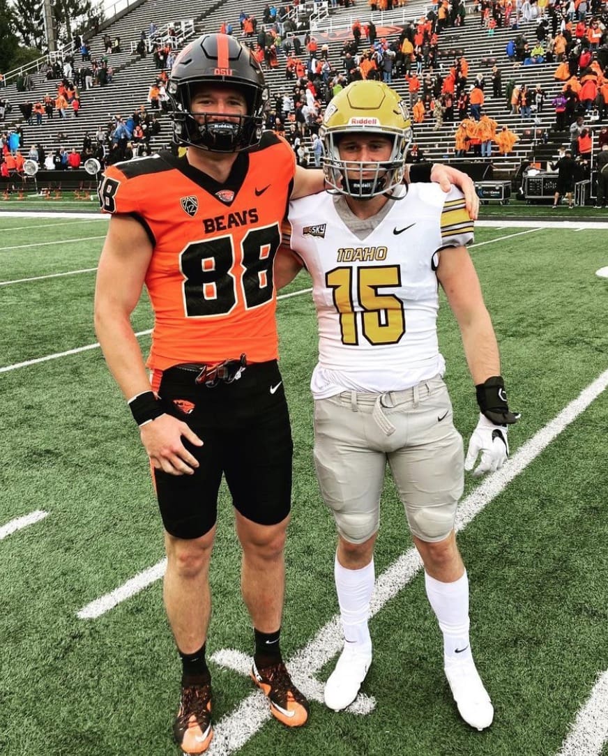 Luke Musgrave with his brother, Cult Musgrave, back in 2021. Image Credit: Luke Musgrave