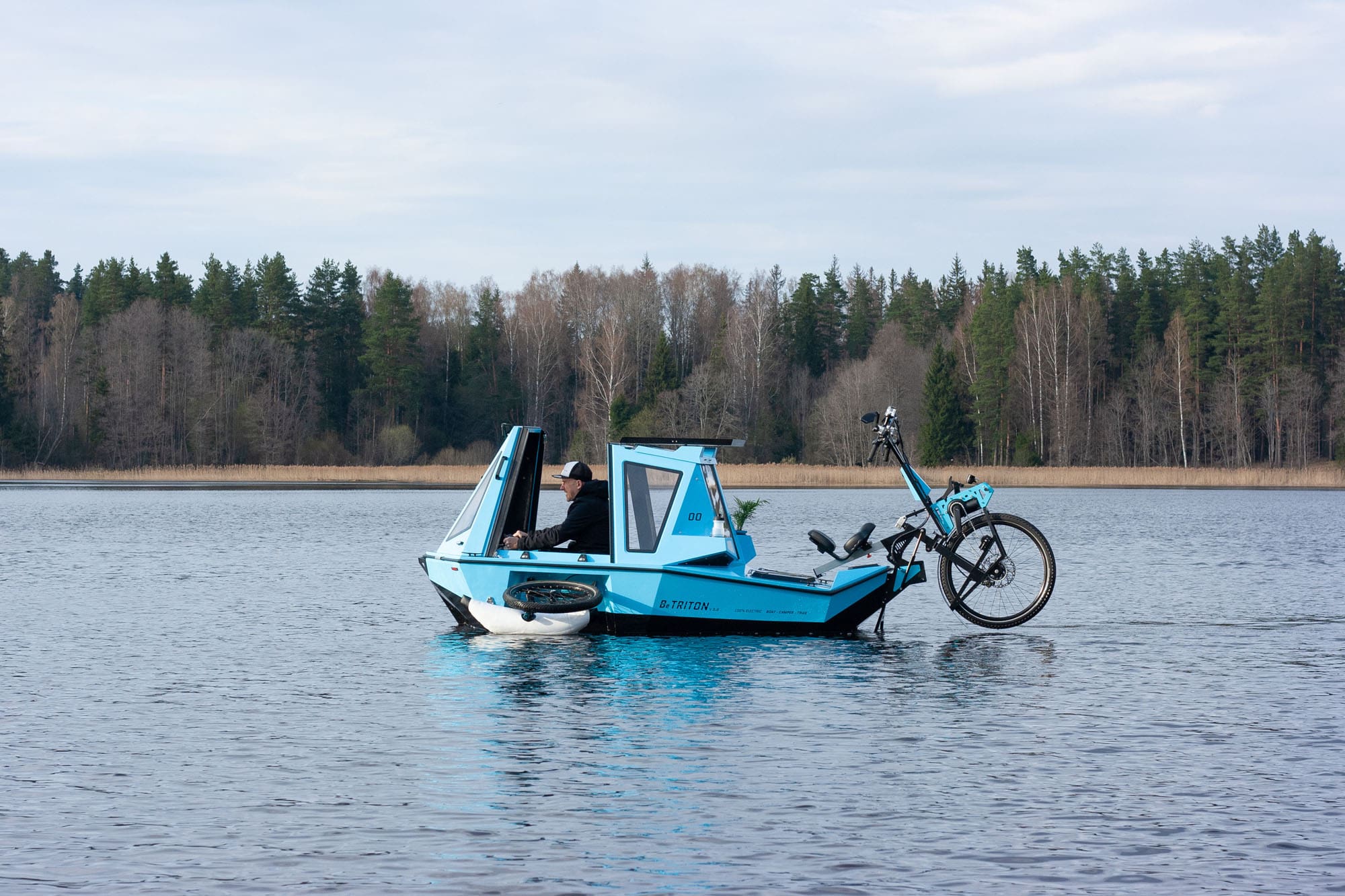 Combination Tricycle/Boat/Camper Accepting Pre-Orders ($15,878)