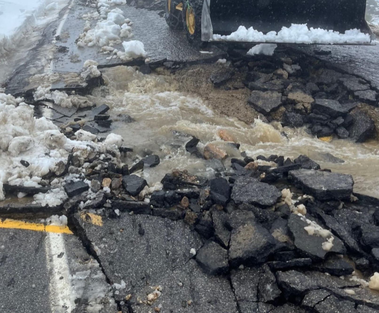 Heavy Rainfall Washes Out Sections Of Mt. Washington Auto Road