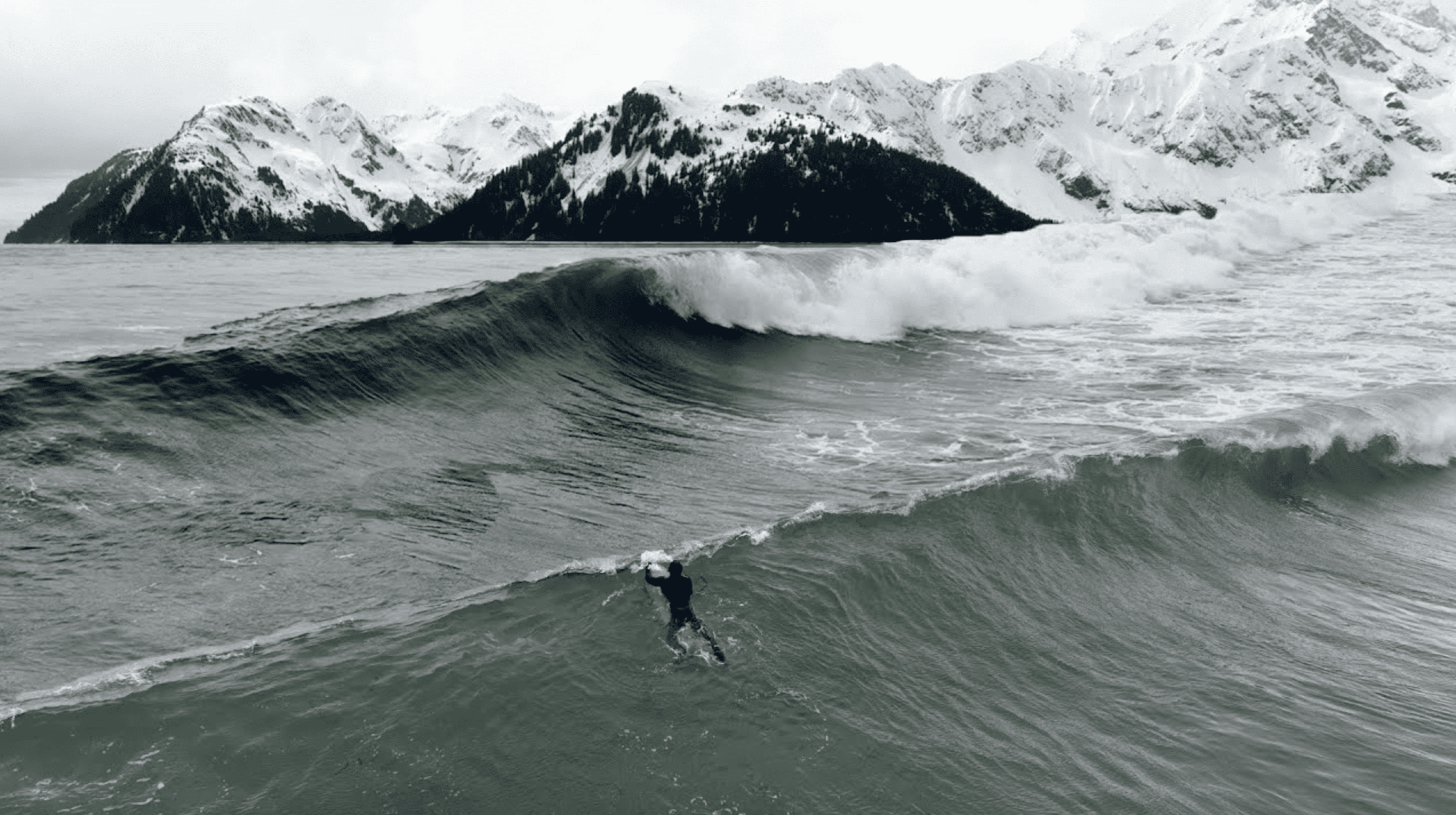 WATCH: Surfing Frigid 15 Foot Waves Off The Coast Of Alaska