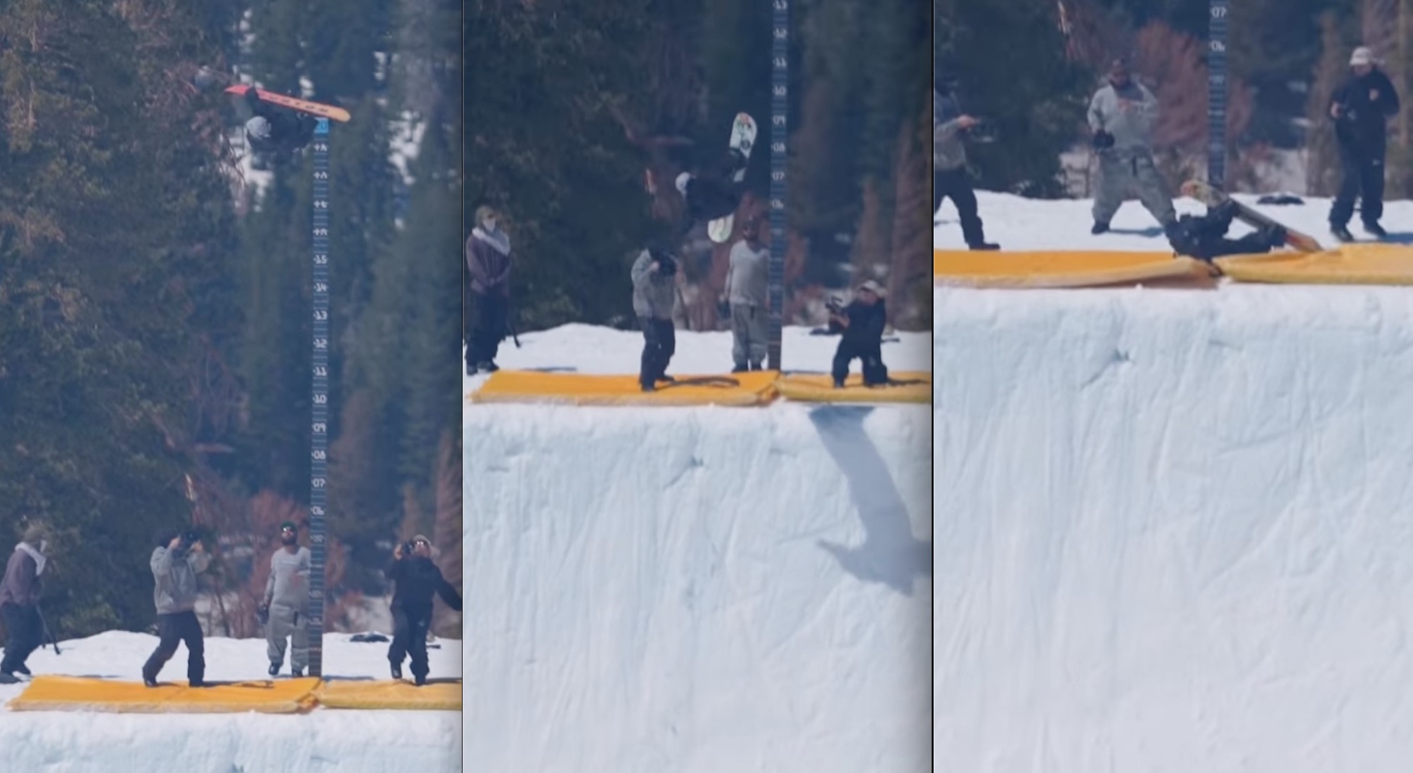 VIDEO: Scary Moment As Olympic Snowboarder Falls 20 Feet To Flat